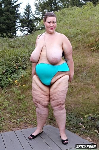 bbw1 4, macromastia1 4, russian bbw mature woman standing full nude hairy pussy