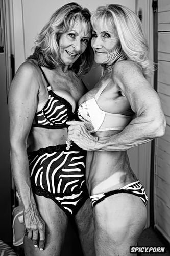 shaved pussy zebra print lingerie, beautiful fitness granny