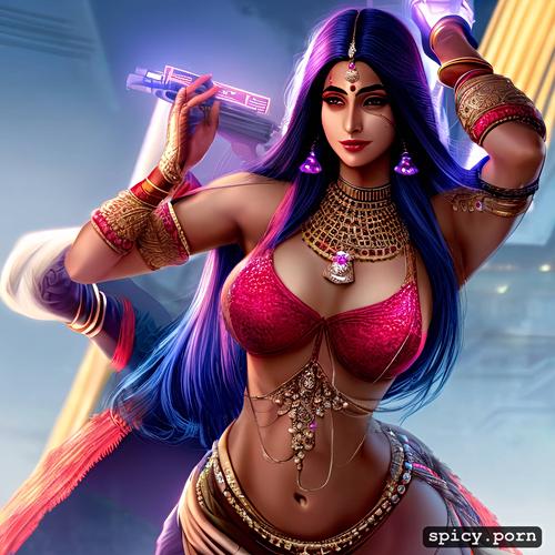 beautiful, dark complexion, perfect body, indian mythology, indian clothing