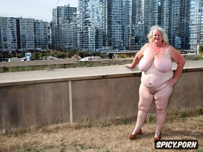large aerolas, very fat cute very stupid east europeanamateur dumb nude granny