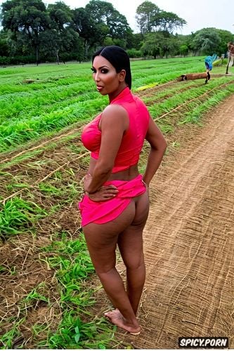 ultra realistic photo, precise human anatomy, force fucked, all brutally violating her innocence on a farm