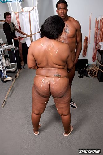 gangbang black men photorealistic upset south big fat sbbw indian woman with huge saggy titties