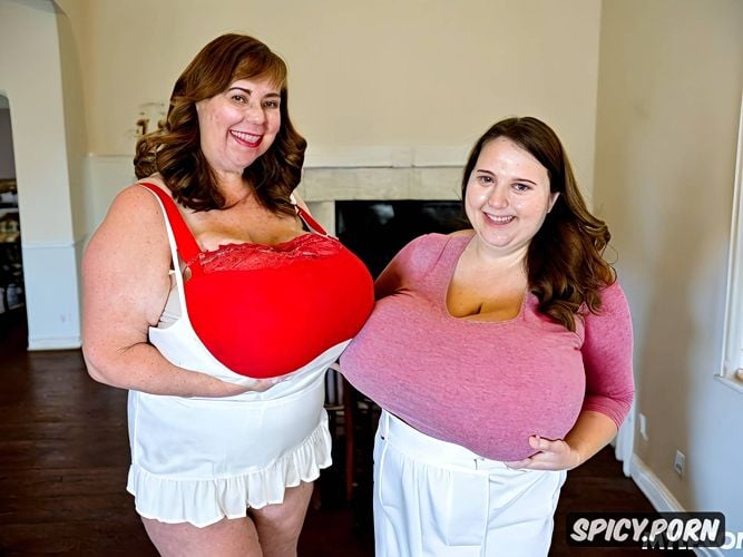 worlds biggest and most saggy breasts hanging out, old style house maid clothing