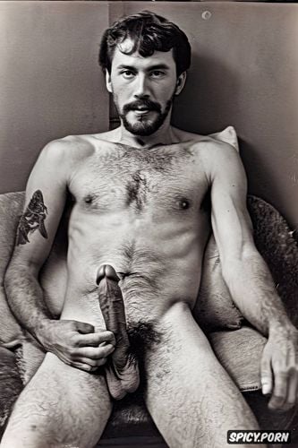 male penis, handsome muscular male naked werewolf, hairy genitals
