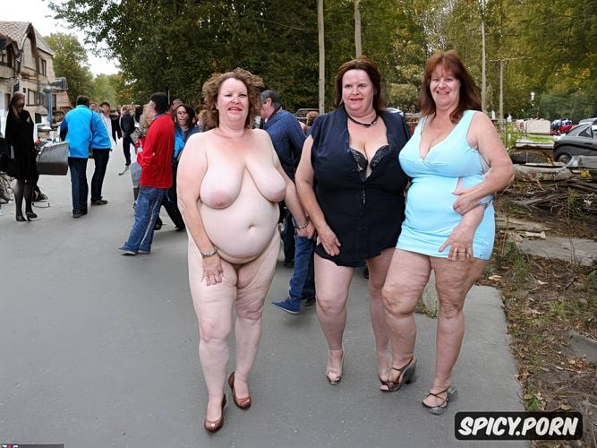 large aerolas, very fat cute very stupid east europeanamateur dumb nude granny