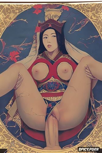 innocent face, van dyck, thick thai woman, hairy vagina, samurai