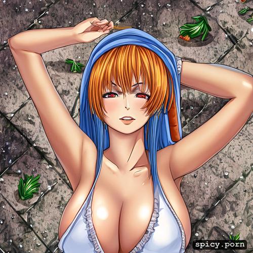 one piece, perfect body, big tits, carrot