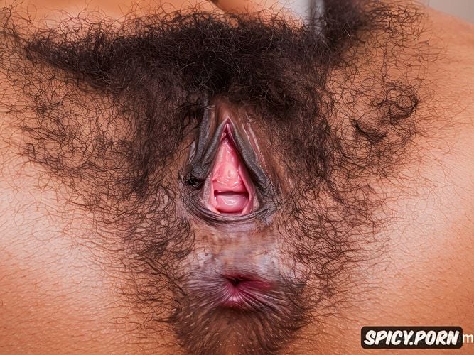 professionnal colored photography, very hairy asshole, teasing ass