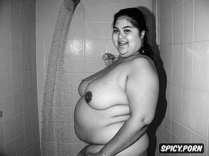 20 year old cousin in the shower, 19, shes laughing and smiling