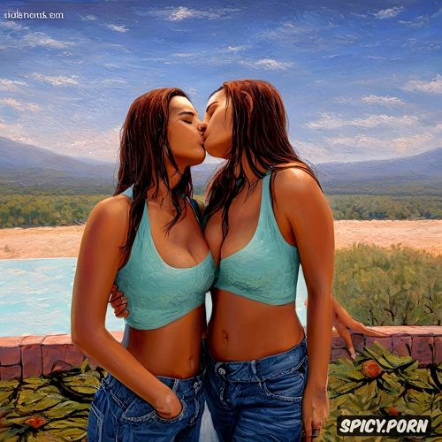 lesbian couple kissing, texas, sidele