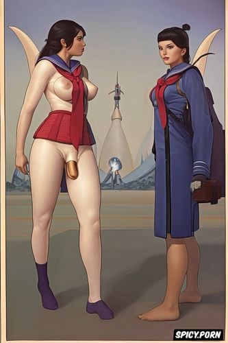 sailor school uniform, fat thighs, shemale nazi officer trenchcoat