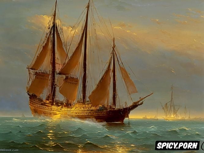 oil painting aivazovsky style painting natural oil brush, enemy war camp