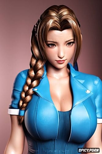 aerith gainsborough final fantasy vii remake tight outfit beautiful face masterpiece