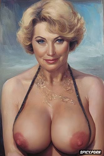 detailed face and eyes, attention to detail, , huge massive hanging boobs