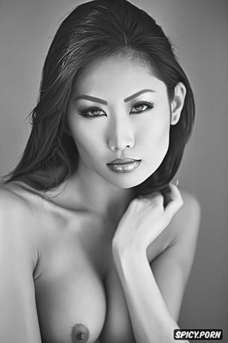 very detailed, moody lighting, high quality photograph, beautiful asian woman