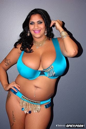 gorgeous busty voluptuous belly dancer, gigantic saggy tits