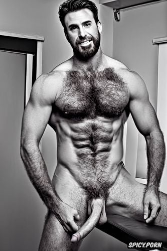 gay male, angular face, realistic, handsome, highres, huge dick