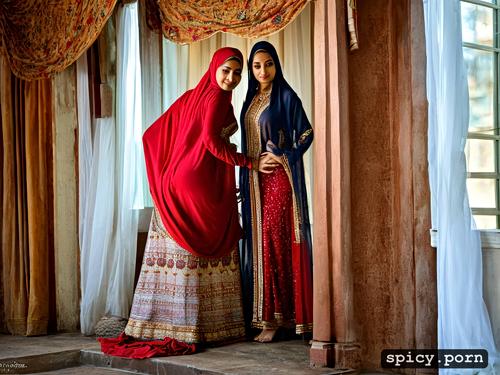 indian dress, hijab