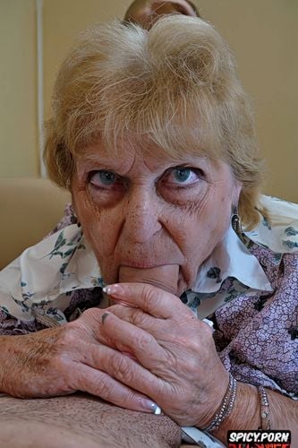 busty very old granny, drooling cum on face, massive gigantic huge thick dick