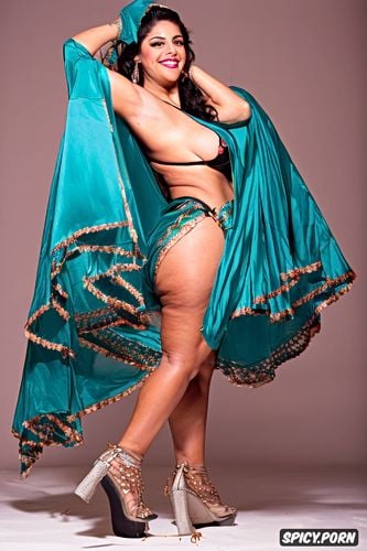 giant hanging boobs, beautiful lebanese dancer, color portrait