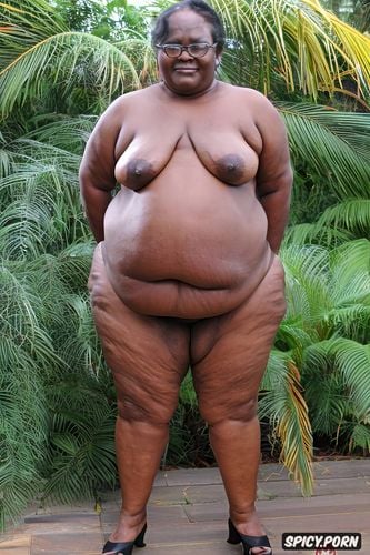 busty, black, 125 yo, elderly, fat, ssbbw, naked, standing, no clothes cellulite ssbbw obese body belly clear high heels african old in chair ssbbw hairy pussy lips open long gray hair and glasses sexy clear high heels