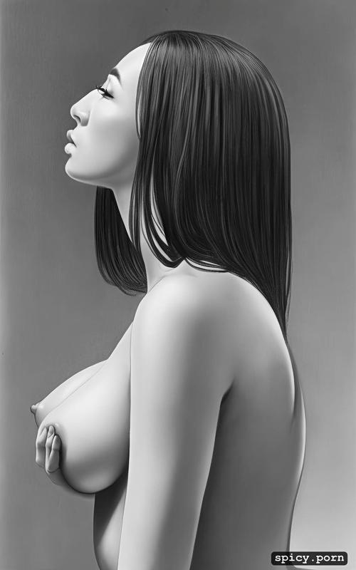 high res, medium boobs, highly detailed, asian, oiled, 8k, realistic