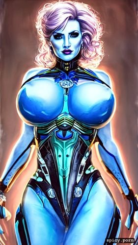 fake boobs, 50 yo, masterpiece, pretty sexy cyborg, ultra detailed