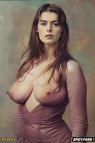 flat chested, pink nipples, fat thighs, paul peter rubens oil painting