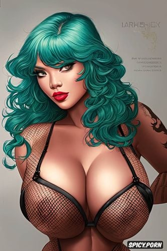 tattoos, asian female, perfect face, yellow hair, hot body, big boobs