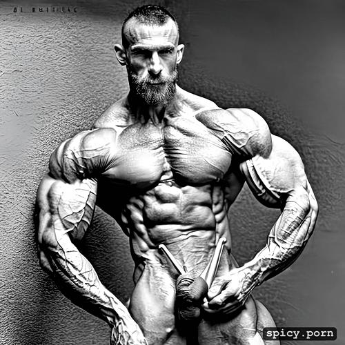 mature, biceps, massive torso, tall, male, bodybuilder, old
