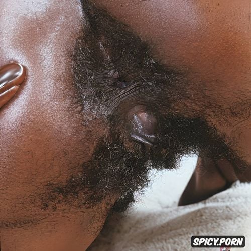 close up, spreading hairy ass getting butt fucked, black woman light skinned complexion