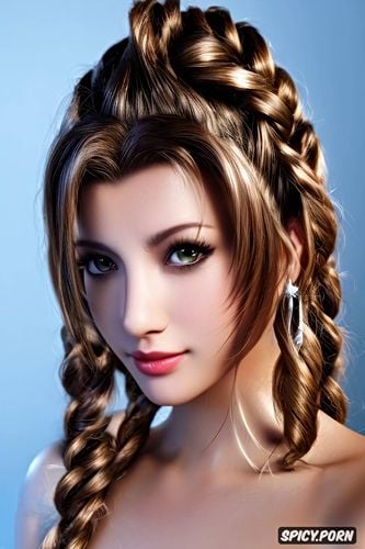 masterpiece, aerith gainsborough final fantasy vii rebirth tight outfit beautiful face full lips young