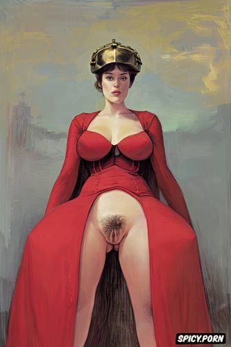 paul peter rubens oil painting, fat thighs, millie brady, milla jovovich