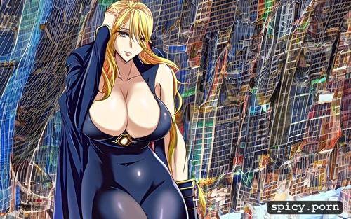 anime woman with big boobs