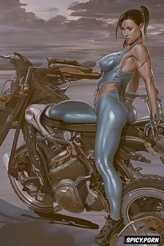 sports bike motorcycle, michelangelo buonarroti painting, sitting on motorcycle