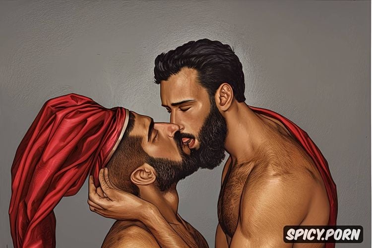 prophet muhammad kissing a young muslim man, gay sex