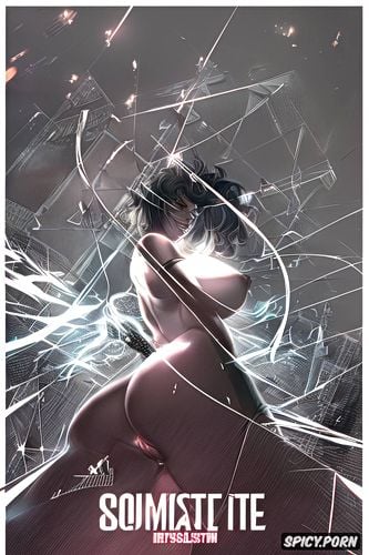 angry shadowing woman, conrad roset fouth dimension, tremendous furious busty