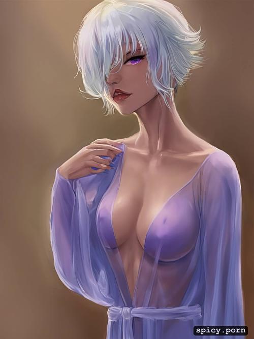 pastel colors, see through clothes, hy1ac9ok2rqr, purple eyes