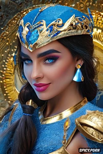 ultra detailed, ultra realistic, warrior jasmine disney s aladdin beautiful face wearing armor young masterpiece