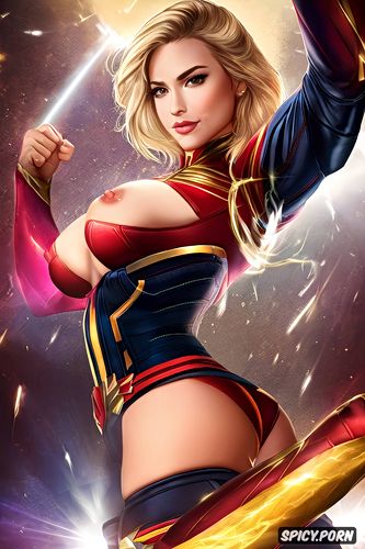 pissing, shackled captain marvel woman marvel character with saggy tits hanging out getting fucked by captain america