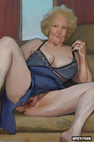 raw photo, upskirt very realistyc nude pussy, the very old fat grandmother skirt has nude pussy under her skirt