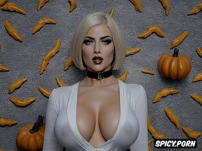 perfect face, halloween, blouse, hunts and penetrates her vagina
