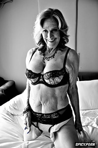 topless, granny seduction flashing, roleplay, high details, flashing tits