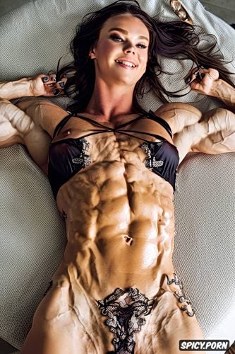 focus on full body, ultra realistic face, female bodybuilder model