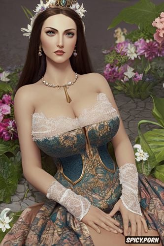 dd cup chest with dug, masterpiece collection, beautiful woman