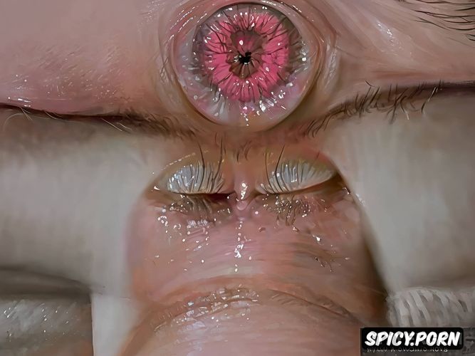 eyeball looking out of pussy