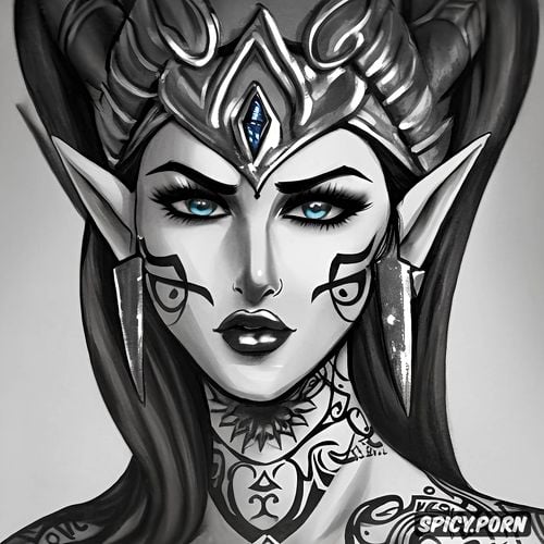 high resolution, ultra detailed, ultra realistic, princess zelda zelda beautiful face young tight outfit tattoos masterpiece