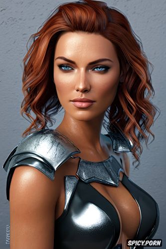 shoulder length copper hair, ultra detailed, ultra realistic