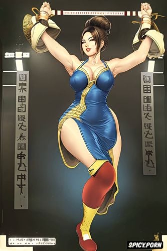 armpit, jumpsuit, portrait, silk, athletic, upskirt kick, long dark blue silk dress