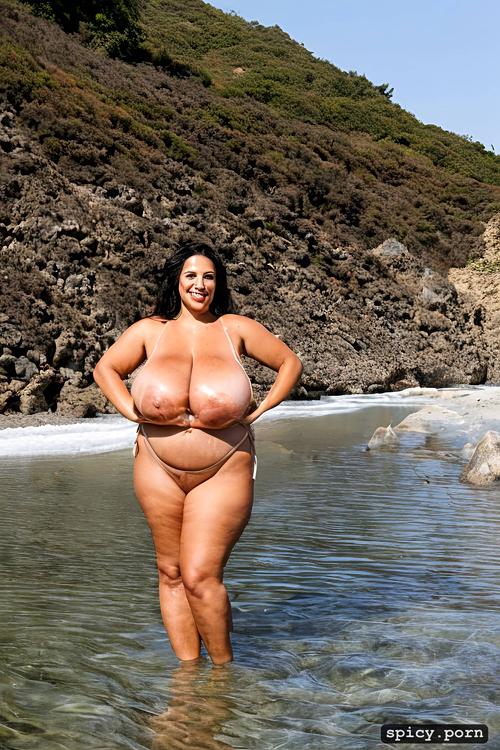 very massive natural melons exposed, wide hips, largest boobs ever
